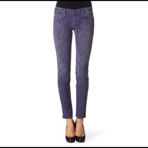 Current Elliott body snakeprint jeans